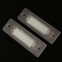 2 X White LED Number License Plate Light Lamp For Porsche 911 Carrera E-marked