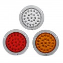 24LEDs Car Indicator Stop Brake Lamp Rear Tail Reverse Light For Car Truck Trailer Boat 12V