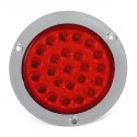 24LEDs Car Indicator Stop Brake Lamp Rear Tail Reverse Light For Car Truck Trailer Boat 12V