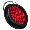 24V 16LEDs Car Turn Signal Light Brake Stop Tail Lamp Waterproof Round For Truck Trailer Lorry