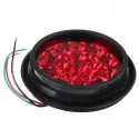 24V 16LEDs Car Turn Signal Light Brake Stop Tail Lamp Waterproof Round For Truck Trailer Lorry