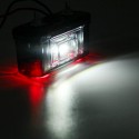 24V 4 SMD Black Car Rear Number License Plate Lights Lamp for Truck Trailer Lorry