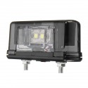 24V 4 SMD Black Car Rear Number License Plate Lights Lamp for Truck Trailer Lorry