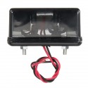 24V 4 SMD Black Car Rear Number License Plate Lights Lamp for Truck Trailer Lorry