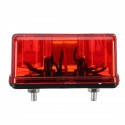 24V 4 SMD Red Car Rear Number License Plate Lights Lamp for Truck Trailer Lorry