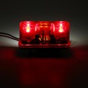 24V 4 SMD Red Car Rear Number License Plate Lights Lamp for Truck Trailer Lorry