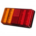 2PCS 12V 8LED Tail Light 2 in 1 Brake Turn Signal Lamps Waterproof For Trailer Truck Bus Van