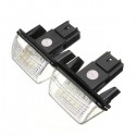 2PCS 18 LED SMD License Number Plate Light For Peugeot Citroen