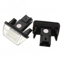 2PCS 18 LED SMD License Number Plate Light For Peugeot Citroen