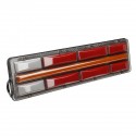 2PCS 24V LED Tail Light Turn Signal Running Brake Steering Lamp Waterproof Shockproof Dustproof For Trailer Truck Lorry