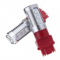 2PCS 3157 LED Flashing Strobe Light Bulb Red Rear Alert Safety Brake Tail Stop Lights Bulb