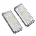 2PCS LED License Plate Light For BMW 3 Series 325i 328i 318 320 E46 2D M3 Facelift