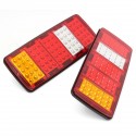 2Pcs 12V Car Rear Tail Light Barke Side Indicator Lamp For Universal Trailer Truck