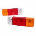 2Pcs 12V Car Tail Light Brake Lamps for Toyota Land Cruiser 70 75 78 79 Series Pickup 84-18