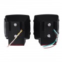 2Pcs Car Upgrade LED Square Tail Turn Signal Lamp Brake Light Waterproof For Trailer Truck Boat