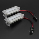 2Pcs LED Car License Plate Lights Bulbs for Ford Fiesta Focus Kuga C-MAX Mondeo