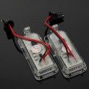 2Pcs LED Car License Plate Lights Bulbs for Ford Fiesta Focus Kuga C-MAX Mondeo