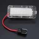 2Pcs LED Car License Plate Lights Bulbs for Ford Fiesta Focus Kuga C-MAX Mondeo