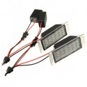 2x Error Free 18 LED SMD Number License Plate Light Lamp For Chevy Camaro Cruze