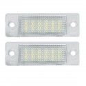 2x LED License Number Plate Light for VW Caddy T5 Golf Passat