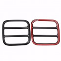 4pcs Black Iron Taillight Lamp Cover Trim Frame for Jeep Renegade 2015-2016