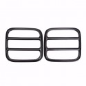 4pcs Black Iron Taillight Lamp Cover Trim Frame for Jeep Renegade 2015-2016