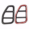 4pcs Black Iron Taillight Lamp Cover Trim Frame for Jeep Renegade 2015-2016