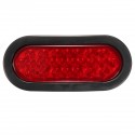 6Inch 12V 24LED Car Oval Rubber Mount Tail Lights Stop Turn Brake Lamp for Truck Trailer Bus