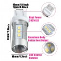 7443 2835SMD 15LED 780LM White Backup Reverse High Power LED Light Bulb