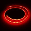 Car 72SMD COB LED Running Brake Lamp Reverse Signal Tail Light Bar Strip Truck Waterproof Universal