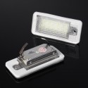 LED License Plate Lights White 2PCS For Audi A3 A4 A5 A6 Q7