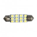 Car Dome 12 LED 1210 3528-SMD Light Lamp Bulb Interior White