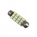 Car Dome 12 LED 1210 3528-SMD Light Lamp Bulb Interior White