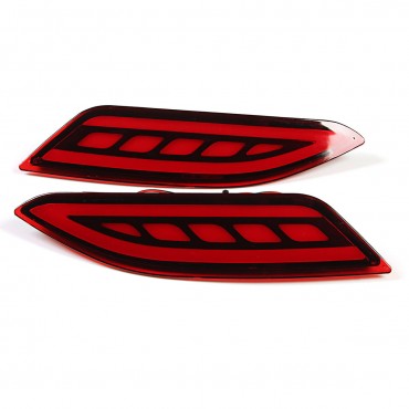 Car LED Rear Bumper Reflector Driving Brake Lights Tail Lamp for HR-V HR V Vezel 2015-2017