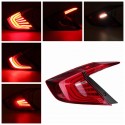 Car Rear LED Flowing Tail Light Brake Lamp Assembly Pair For Honda Civic 2016 -2018