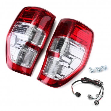 Car Rear Tail Light Assembly Brake Lamp with Wiring Harness for Ford Ranger Ute PX XL XLS XLT 2011-2018