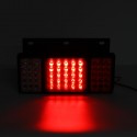 DC 24V Waterproof 55 LED Truck Caravan Trailer Stop Brake Indicator Lights Lamps