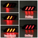 LED Car Rear Tail Turn Signal Brake Light Lamps Pair For Honda Civic Sedan 2016-2018