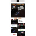 LED Laser Car License Number Plate Light Shadow Logo Projector Light for VW SAGITAR