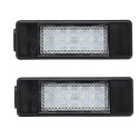 LED License Number Plate Lights White Pair for Mercedes Sprinter Vito Viano W906 W639