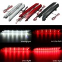 Pair 24 LEDs Rear Bumper Turn Signal Light Brake Tail Stop Running Lamp For Honda CR-Z CR-V