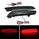 Pair 24 LEDs Rear Bumper Turn Signal Light Brake Tail Stop Running Lamp For Honda CR-Z CR-V