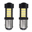 Pair 447LM 4.4W White LED Car Brake Backup lights Turn Bulb Lamp 3157 7443 1156 1157 2835