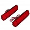 Pair LED Brake Tail Light Rear Bumper Reflector Fog Light For Toyota Land Cruiser Lexus LX470