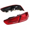 Pair Rear LED Car Tail Light Assembly Brake Lamps Red for Mitsubishi Lancer/ X 2008-2017