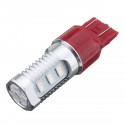 Pair Red 12V 7443 12LED Car Brake Lights Bulb Blinking Flashing Strobe Tail Stop Lamp