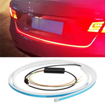 RGB DC12V 7.5W 150cm Car Rear Trunk Flow Type Tailgate LED Light Strip Brake Light Bar