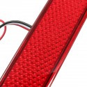 Rear 24 LED Bumper Reflector Taillights Brake Run Driving Reverse Turn Light Red For VW T5 Transporter