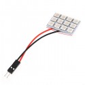 SMD 5050 LED Car Interior Panel Light Bulb+T10+BA9S+Festoon Adapter