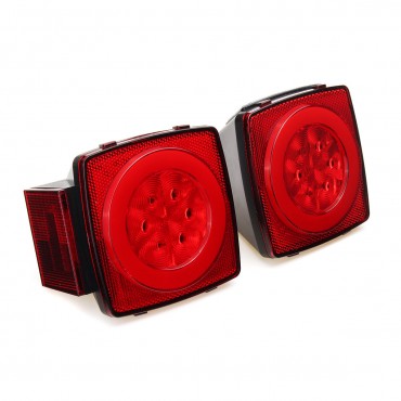 Tail Lights Kit Stop Turn Tail Marker Side Lamps With Bracket Harness For Truck Trailer